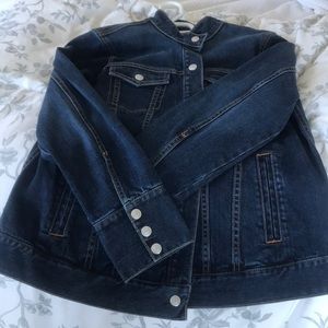 Maternity gap jean jacket